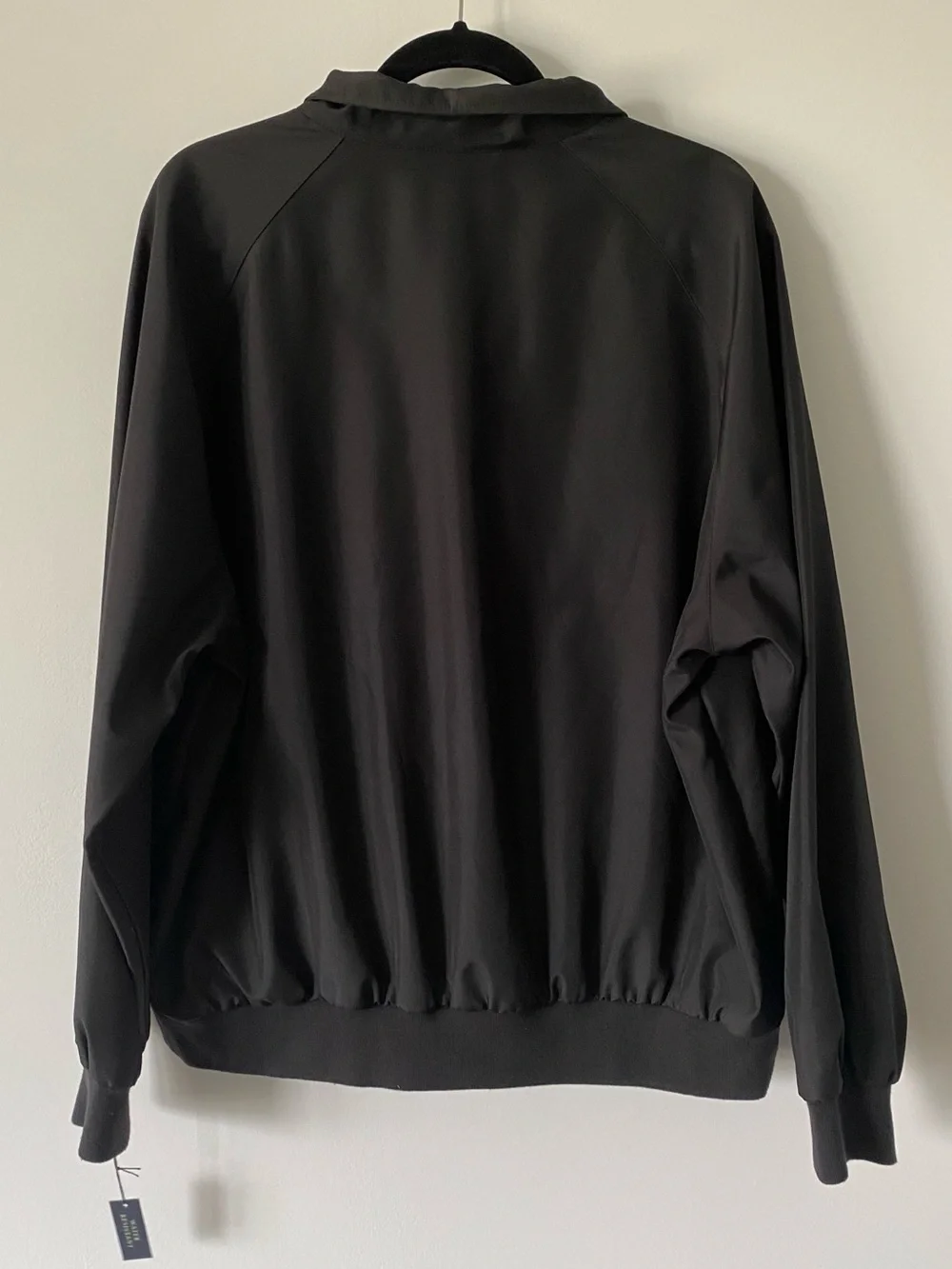 NWT Daniel Cremieux Collection Black Water Resistant Zip Jacket Coat Men’s XL